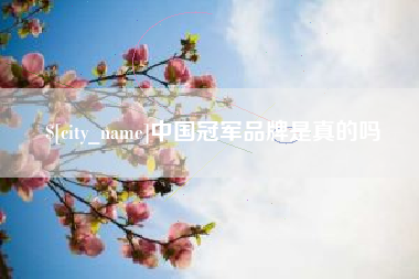 防城港中国冠军品牌是真的吗