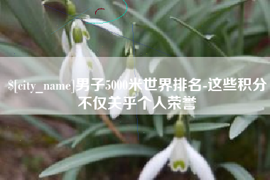 防城港男子5000米世界排名-这些积分不仅关乎个人荣誉