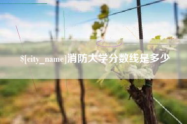 防城港消防大学分数线是多少