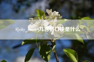 防城港九宫格口诀是什么
