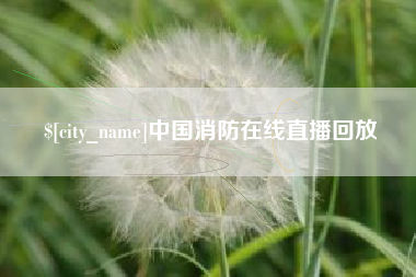 防城港中国消防在线直播回放