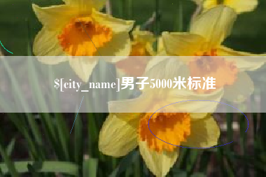 防城港男子5000米标准