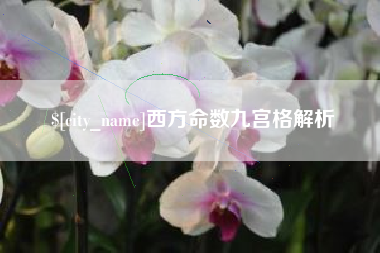 防城港西方命数九宫格解析