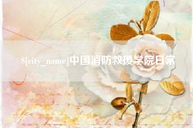 防城港中国消防救援学院日常