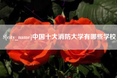 防城港中国十大消防大学有哪些学校