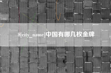 防城港中国有哪几枚金牌