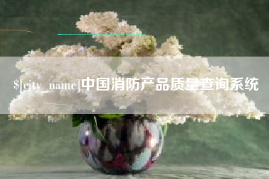 防城港中国消防产品质量查询系统