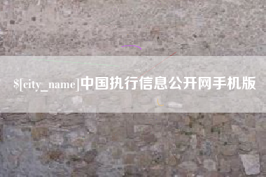 防城港中国执行信息公开网手机版