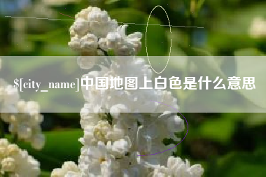 防城港中国地图上白色是什么意思