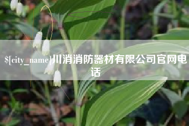 防城港川消消防器材有限公司官网电话