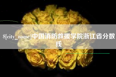 防城港中国消防救援学院浙江省分数线
