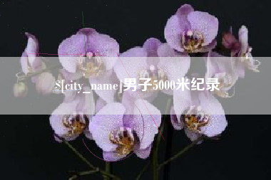 防城港男子5000米纪录