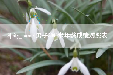 防城港男子5000米年龄成绩对照表