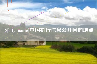 防城港中国执行信息公开网的地点