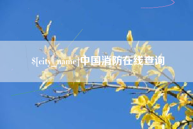 防城港中国消防在线查询