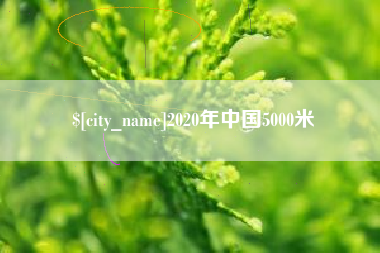防城港2020年中国5000米