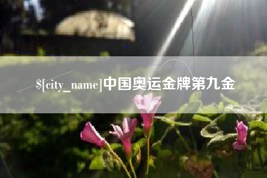 防城港中国奥运金牌第九金