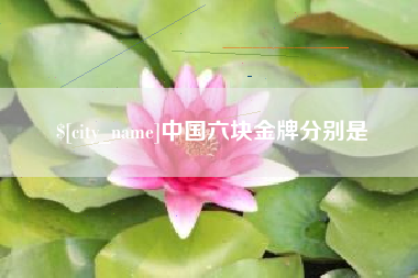 防城港中国六块金牌分别是